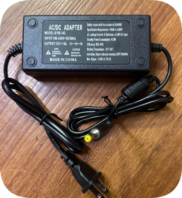 *Brand NEW* Xiaomi RC01 AX10000 Router Charger ADS-60FW 12V5A 60W 4.0*1.7mm Small Pin Po